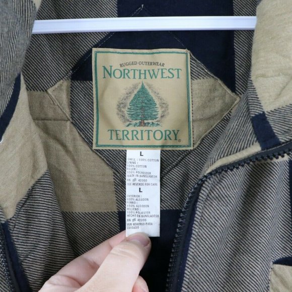 Vintage Multicolor Flannel Puffer Vest Jacket - Picture 5 of 7